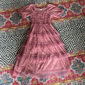 Pink party dress